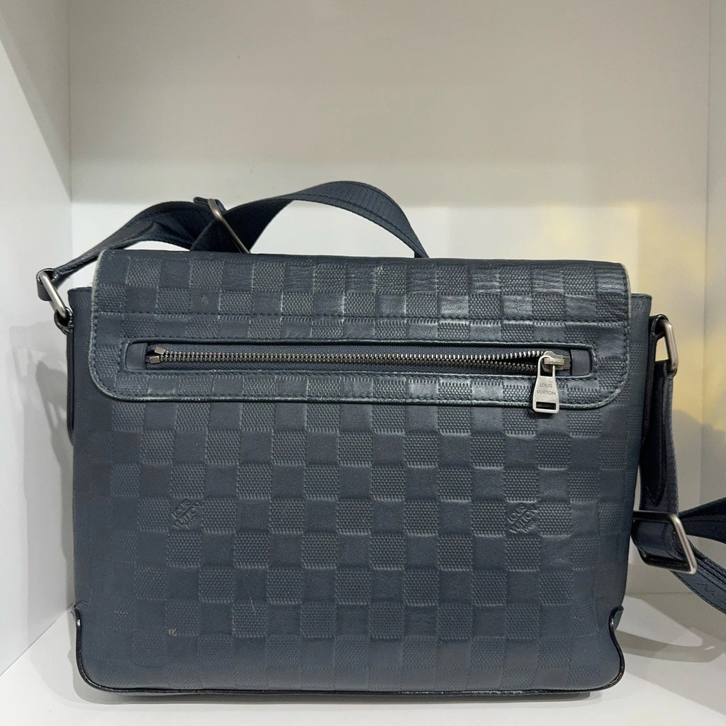Louis Vuitton Blue Damier Canvas Crossbody Shoulder Bag For Women