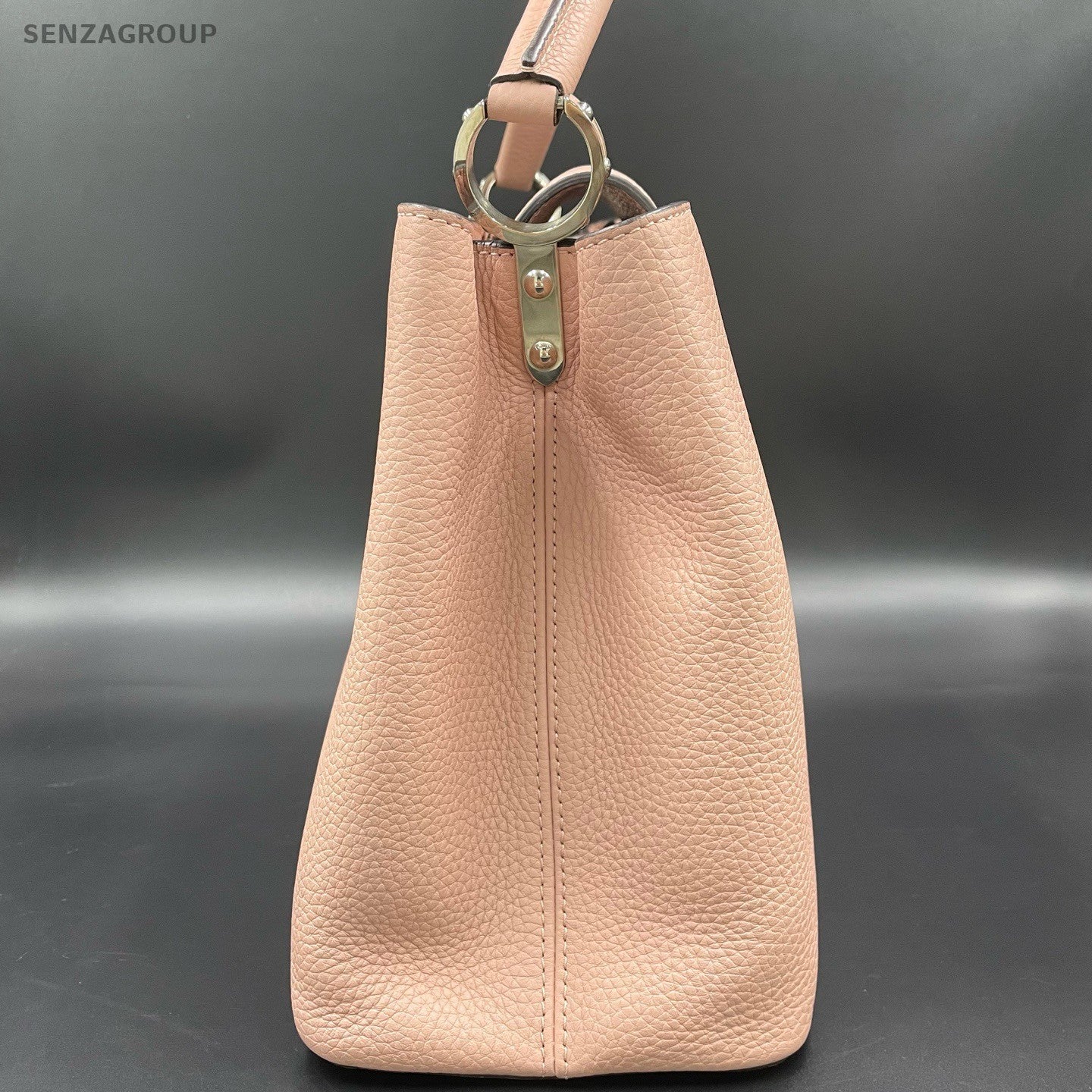 Louis Vuitton Capuciness GM Top Handle Bag Pink Gold Women Classic Fashion