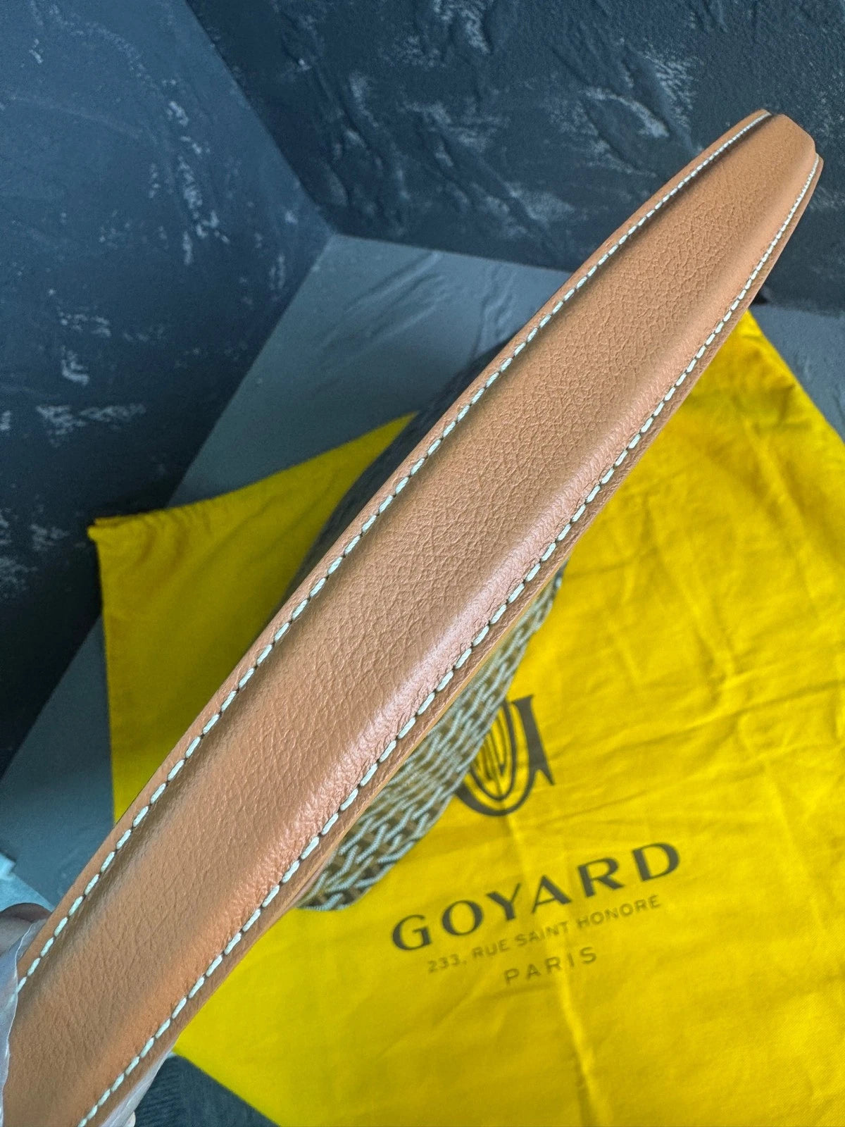 Goyard Canvas Brown Hobo Underarm Shoulder Bag For Women