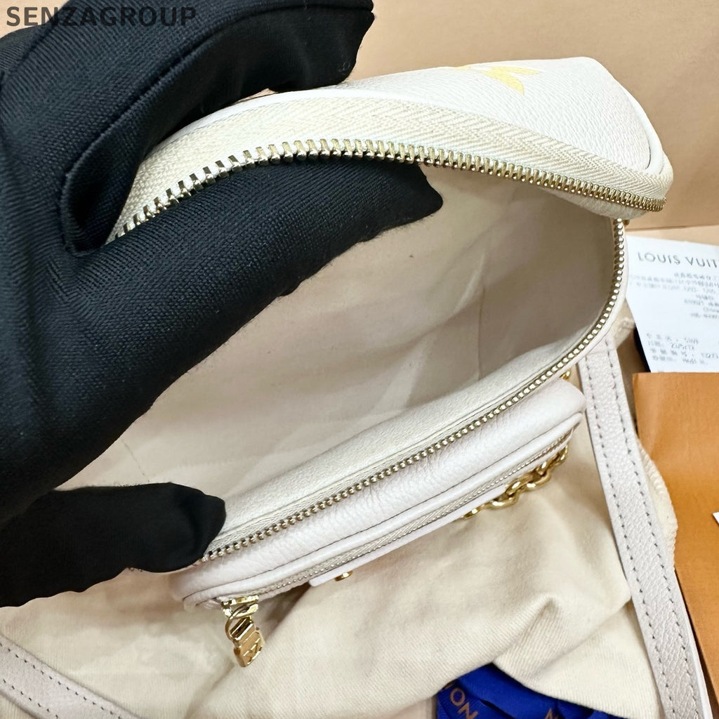 Louis Vuitton Mini Bumbag in White - Classic Women's Crossbody Bag