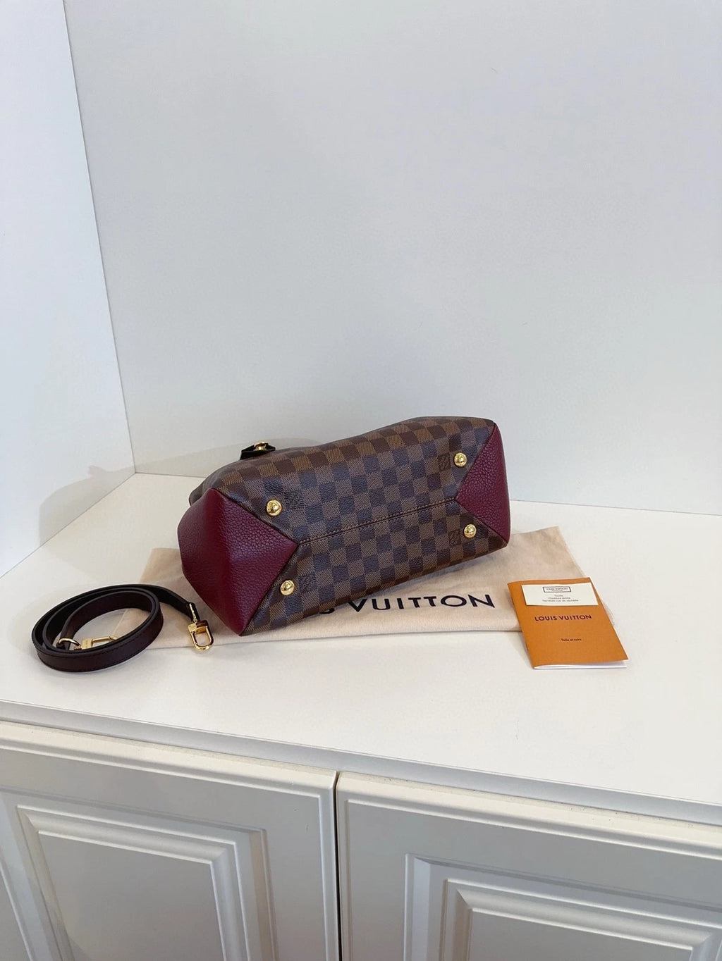 Louis Vuitton Brittany BB Monogram Canvas Leather Trim Shoulder Bag G