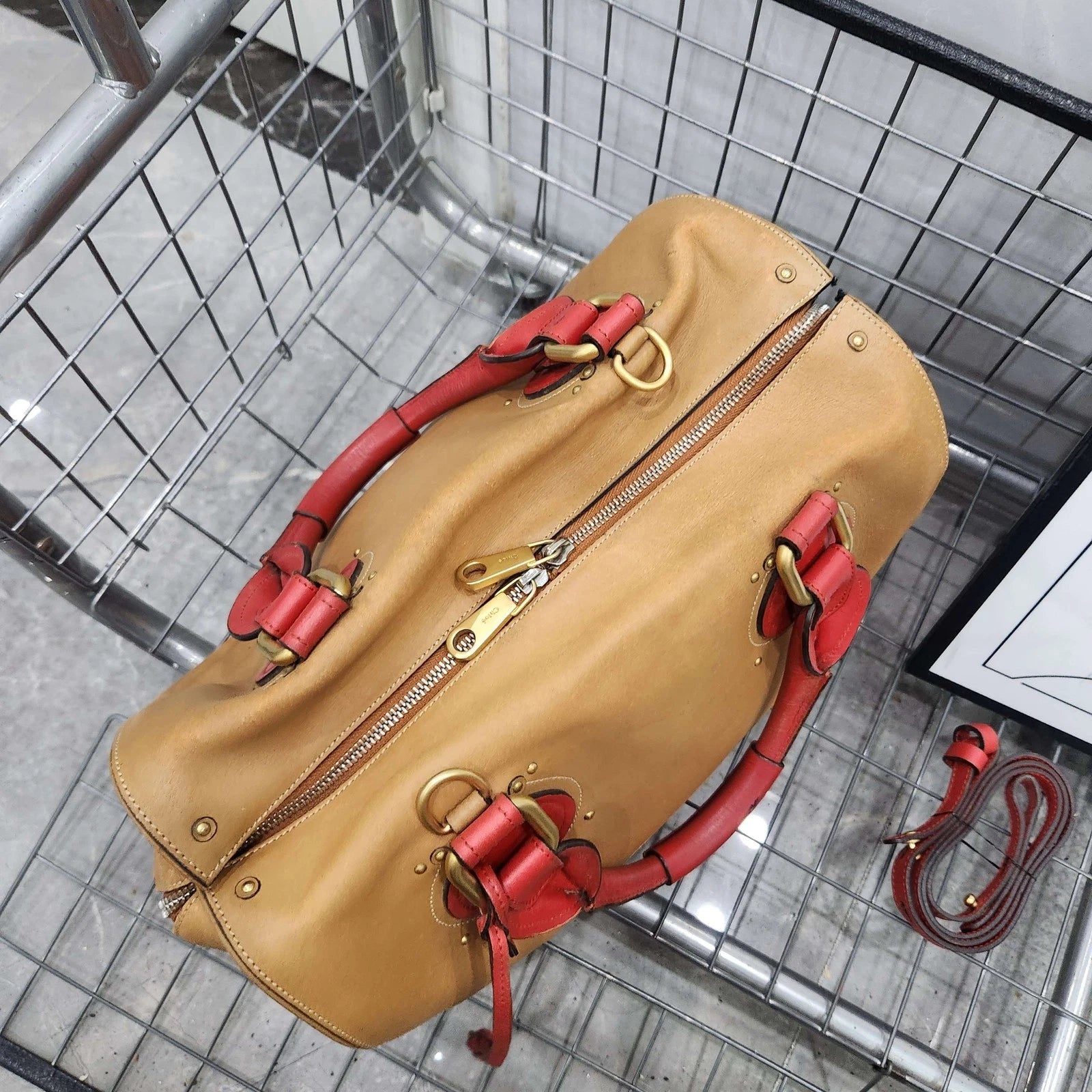 Chloe Vintage Boston Handbag For Women