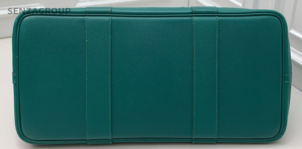 Hermes Garden Party Top Handle Bag Green Women Classic Designer