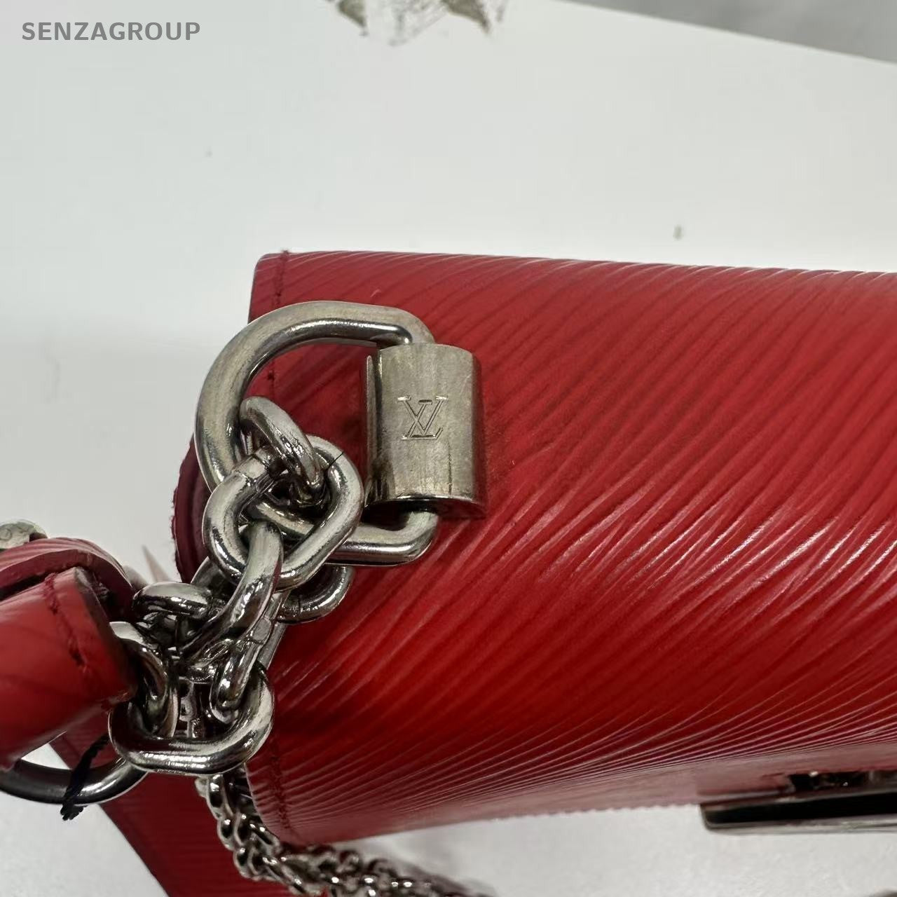 Louis Vuitton Twist Epi Leather Red with silver Shoulder Crossbody bag