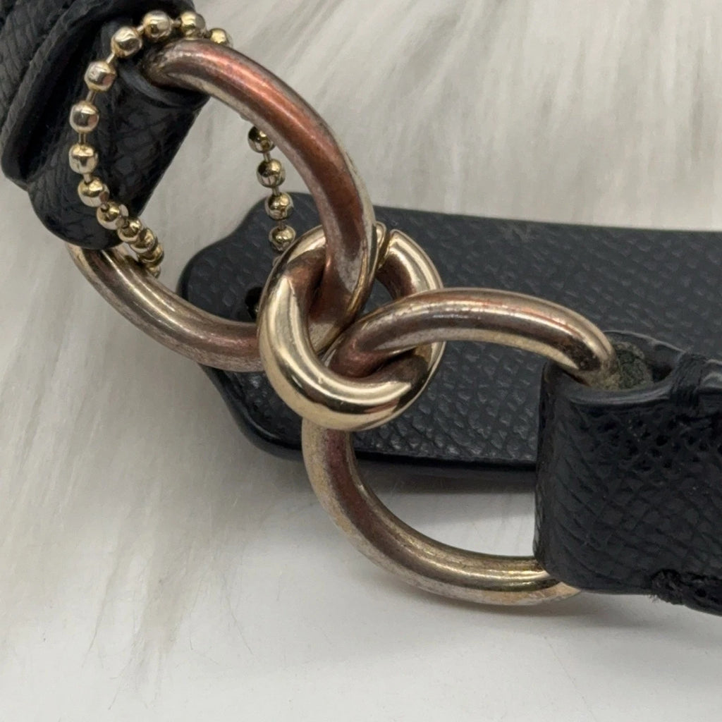 Coach Dark Brown Crescent Shoulder Handbag For Women