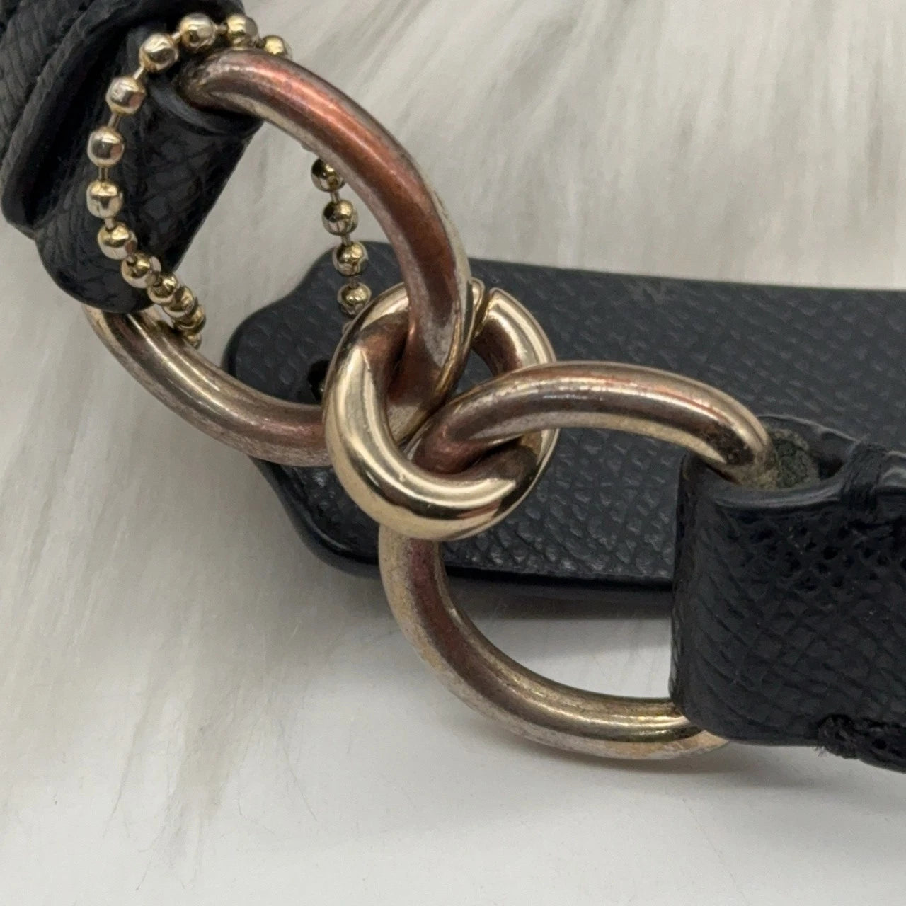 Coach Dark Brown Crescent Shoulder Handbag For Women