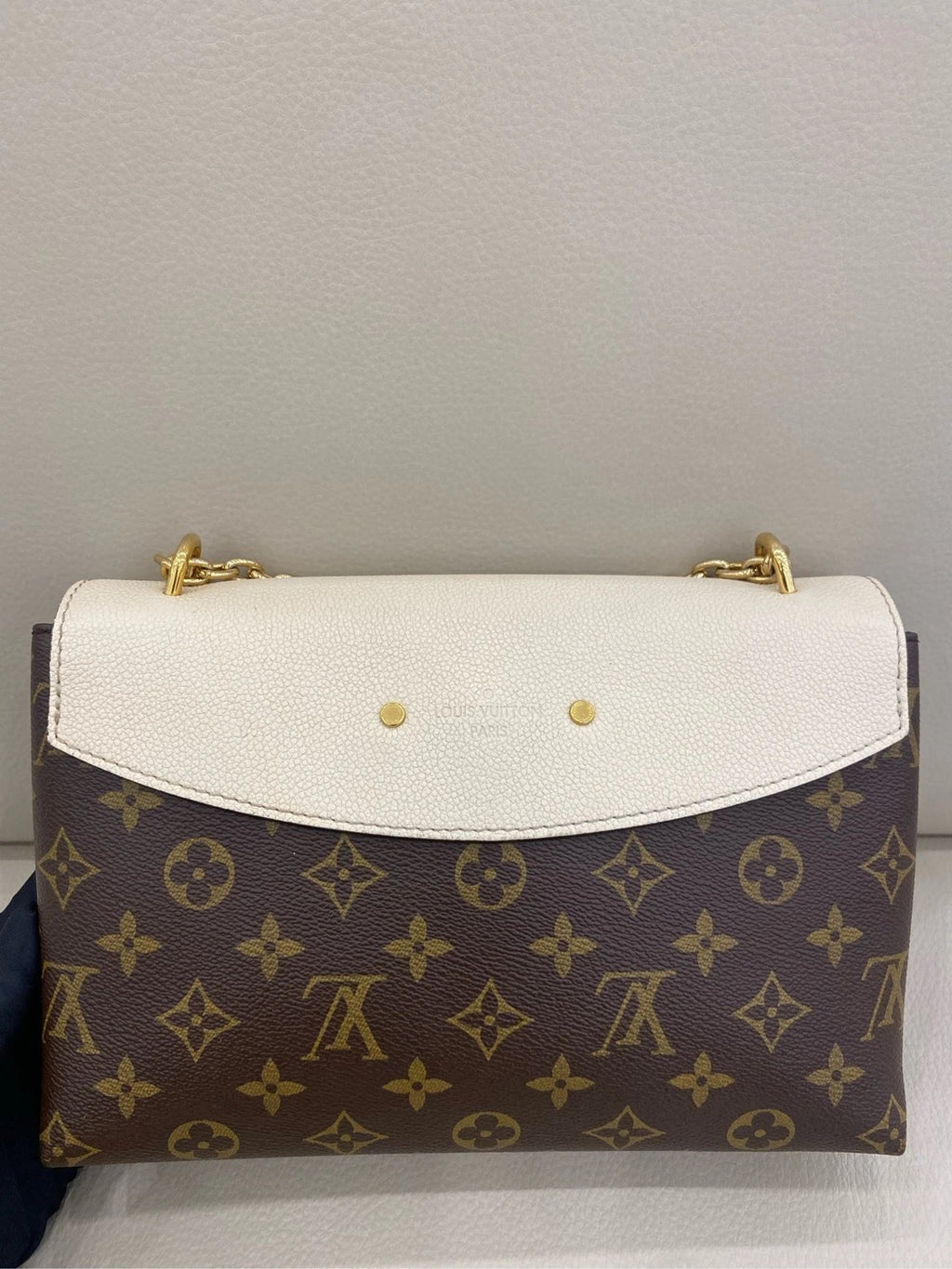 Louis Vuitton Saint Placide Monogram White Envelope Shoulder Bag