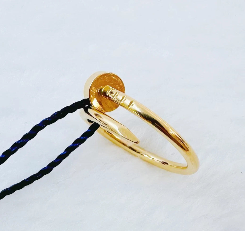 Excellent Cartier Juste un Clou Small Model Band Ring 18k Rose Gold EU49/US4.75