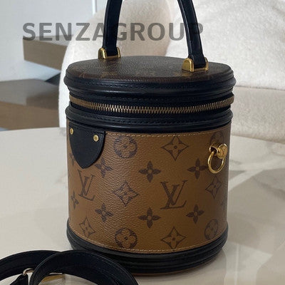 Louis Vuitton Monogram Cannes Bag Brown Gold Buckle Women's Classic Fashion