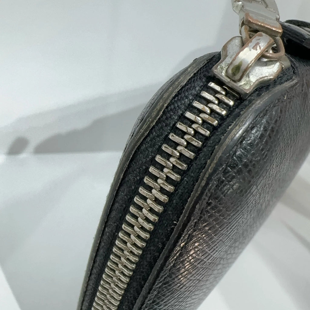 Louis Vuitton Black Leather Clutch Wallet Card Holder For Women