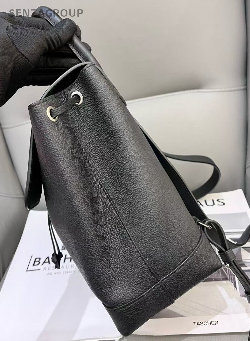 Louis Vuitton lockme Calfskin Backpack Shoulder Bag Black