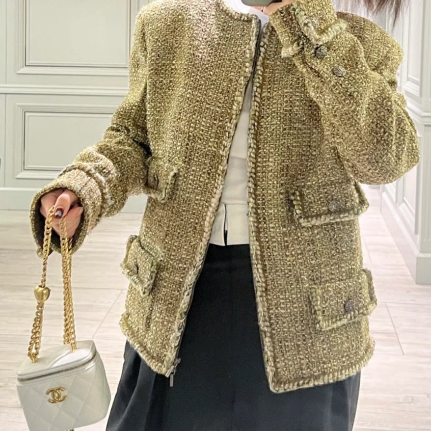 Authentic Chanel Chain Box Calfskin Shoulder Crossbody Bag White GHD