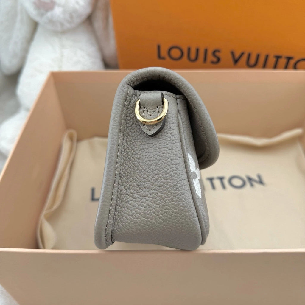 Louis Vuitton Diane Monogram Gray Shoulder Bag Excellent