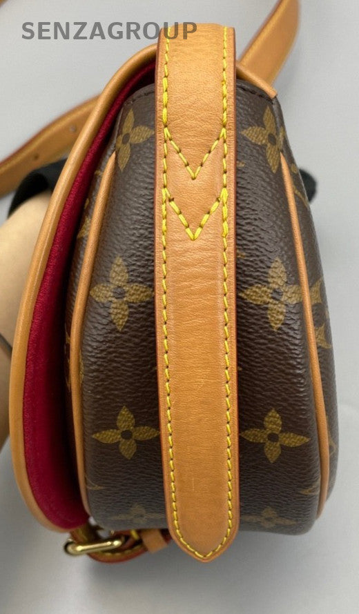 Louis Vuitton Saddle Monogram Shoulder bag Crossbody Women Brown