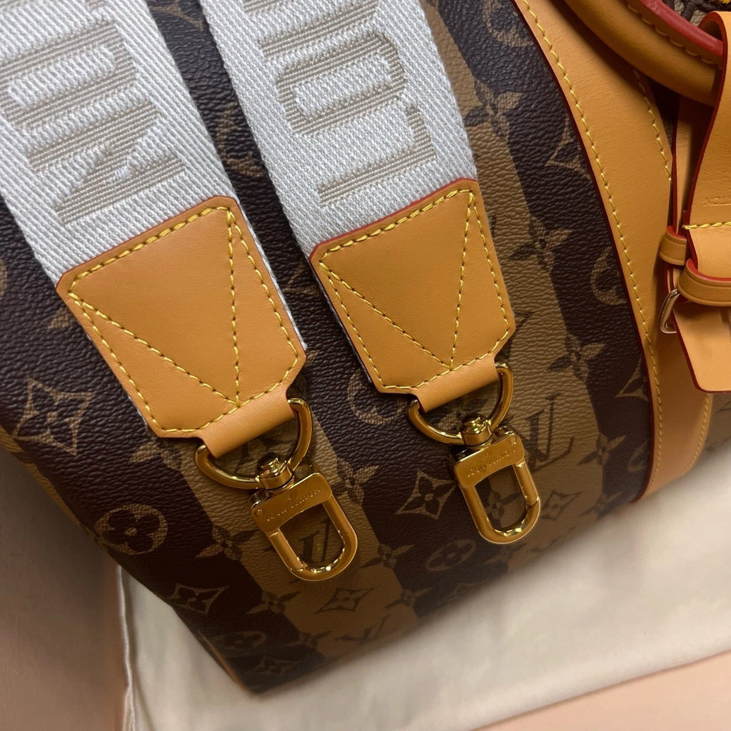 Louis Vuitton x NIGO Keepall50 Canvas Handbag For Women