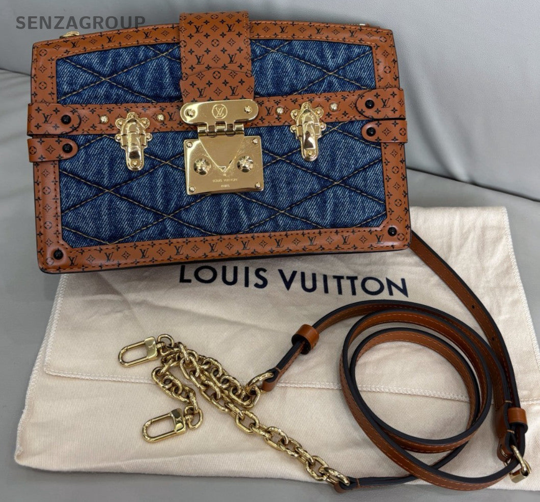 Louis Vuitton Trunk Clutch Limited Edition Chain Shoulder bag Crossbody Women