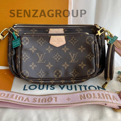 Louis Vuitton Monogram Multi-Pochette Accessoires Crossbody Bag Brown