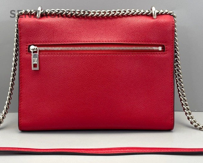 Louis Vuitton Lockme MM Chain Strap Shoulder bag Red Women