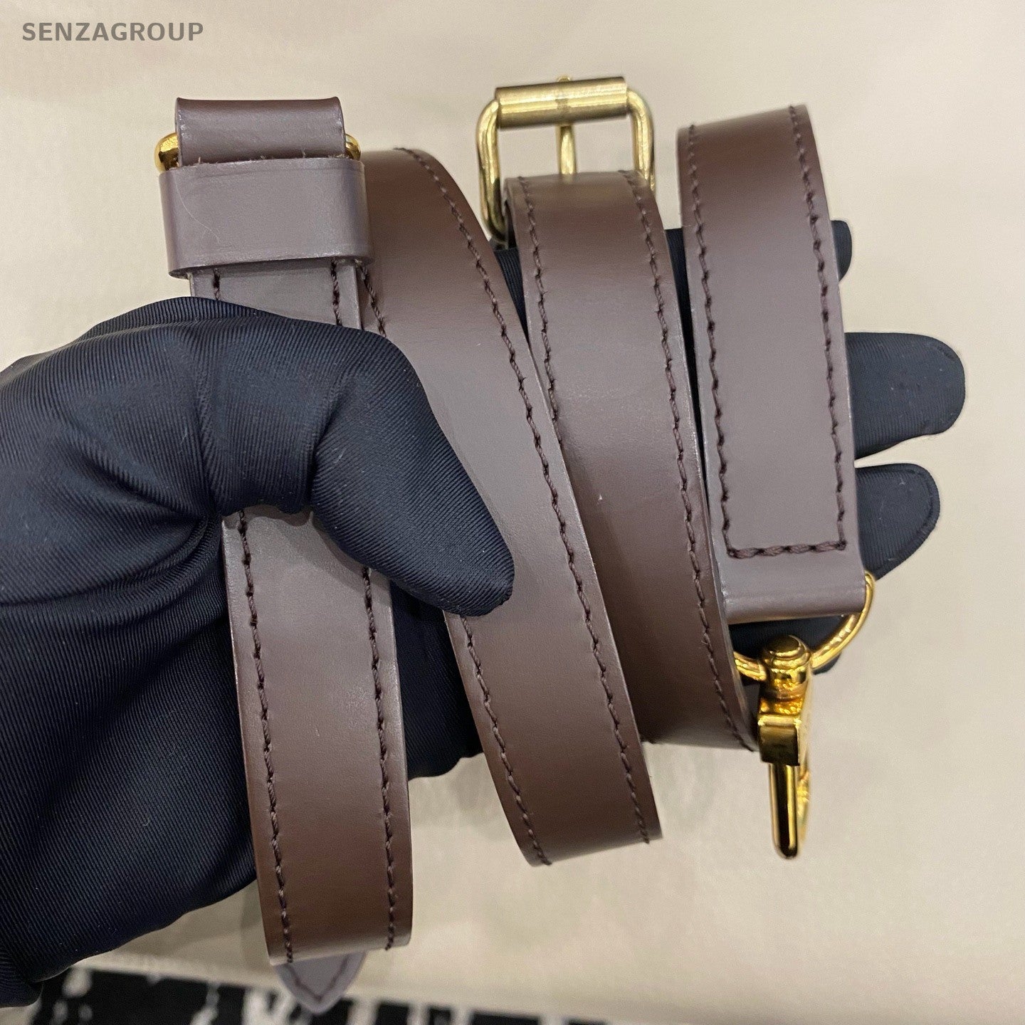 Louis Vuitton Speedy25 Damier Top Handle Bag Crossbody Brown Women Classic