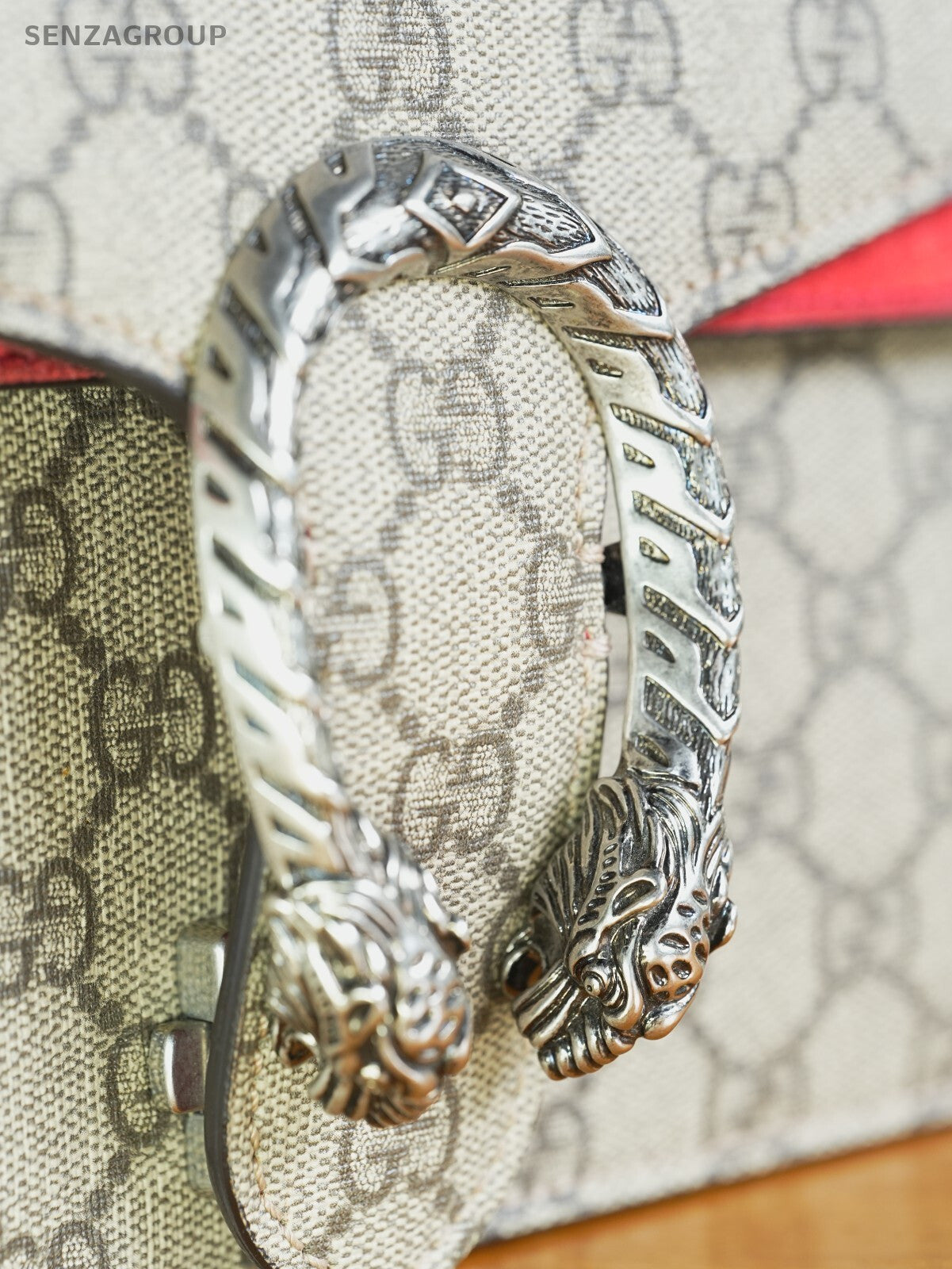 GUCCI Dionysus GG red Shoulder bag Crossbody