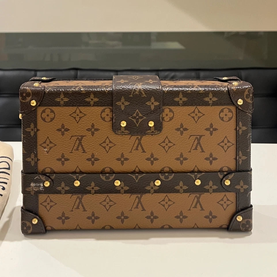 Louis Vuitton Monogram Color Block Hard Box Shoulder Crossbody Bag