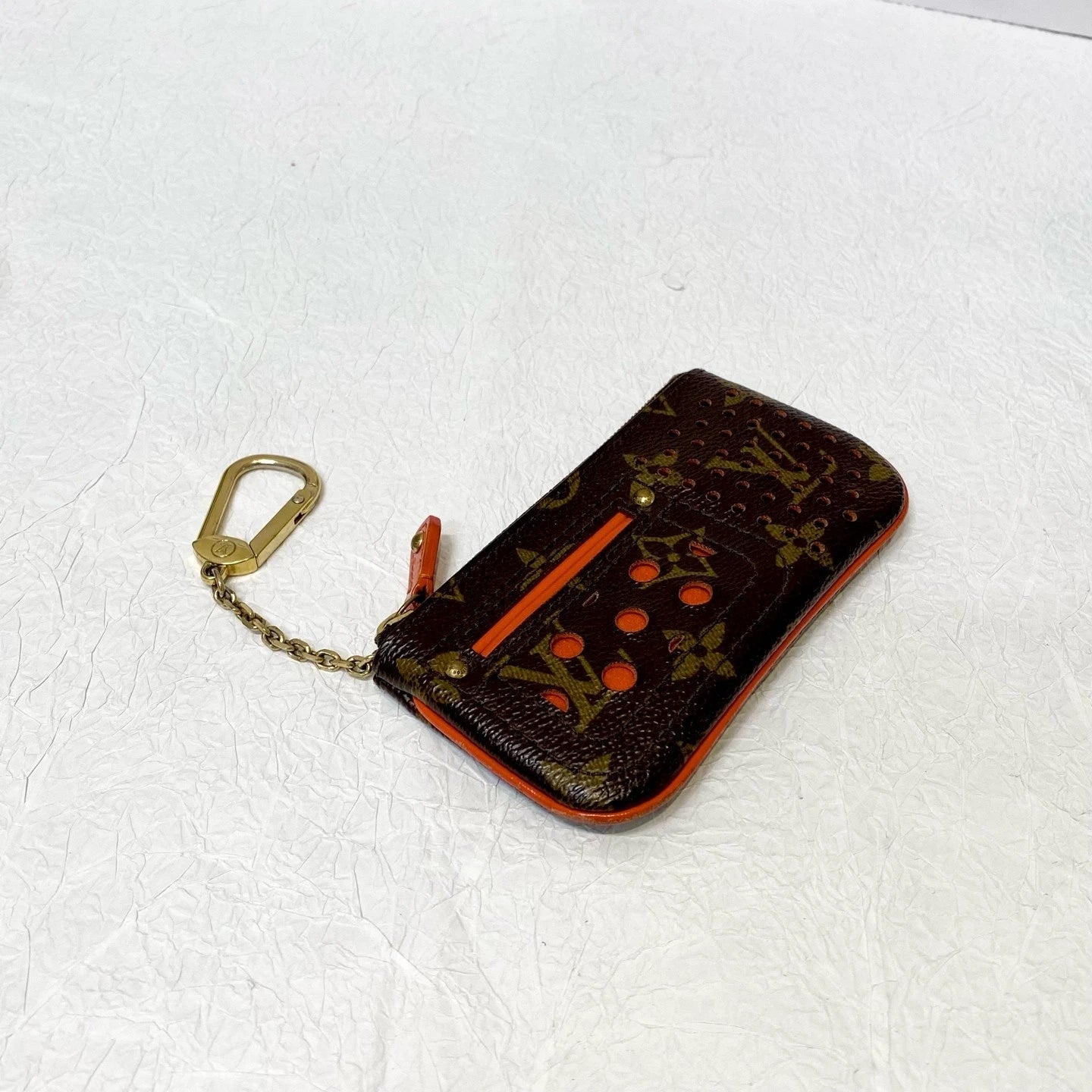Louis Vuitton Monogram Canvas Key Coin Pouch Wallet Women