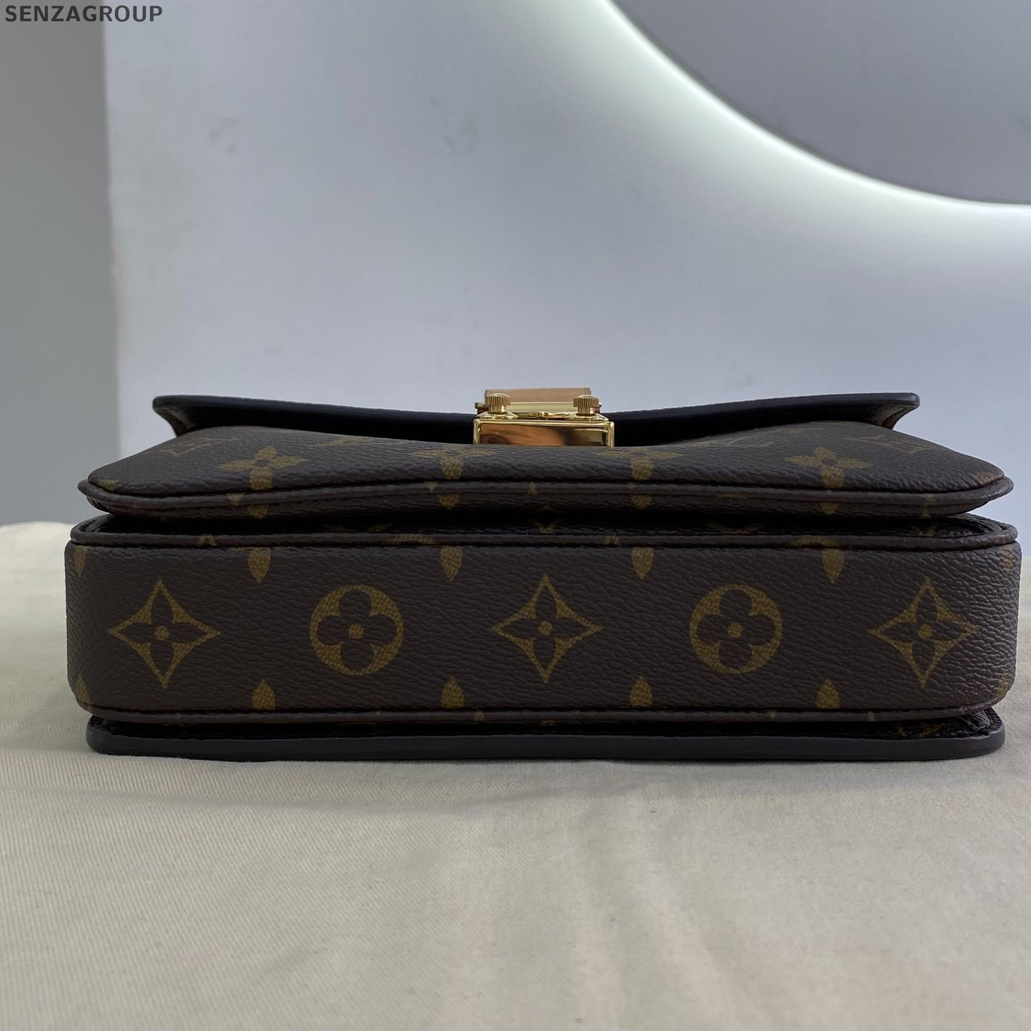 Louis Vuitton Monogram Messenger Bag with Chain Strap - Women's