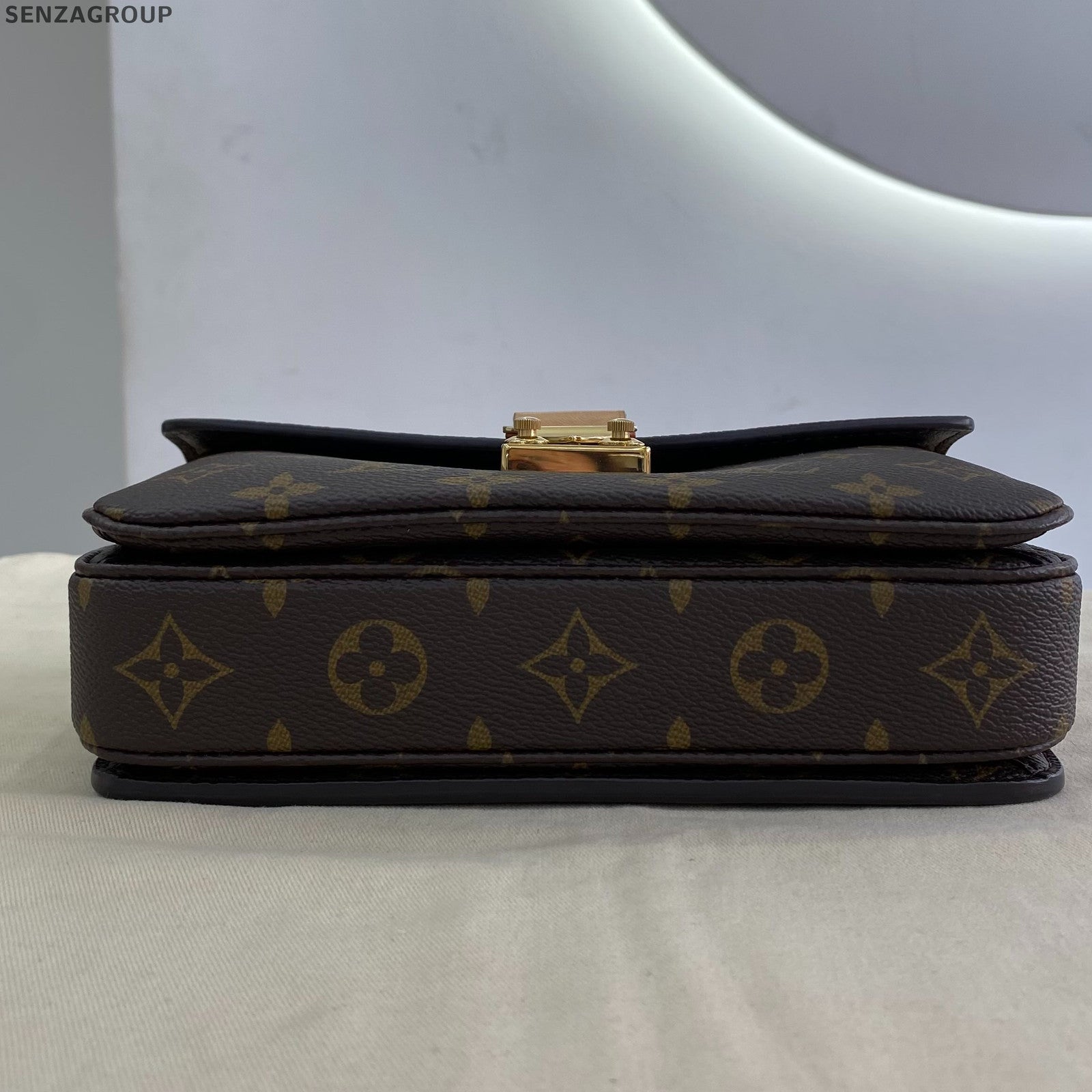 Louis Vuitton Monogram Messenger Bag with Chain Strap - Women's