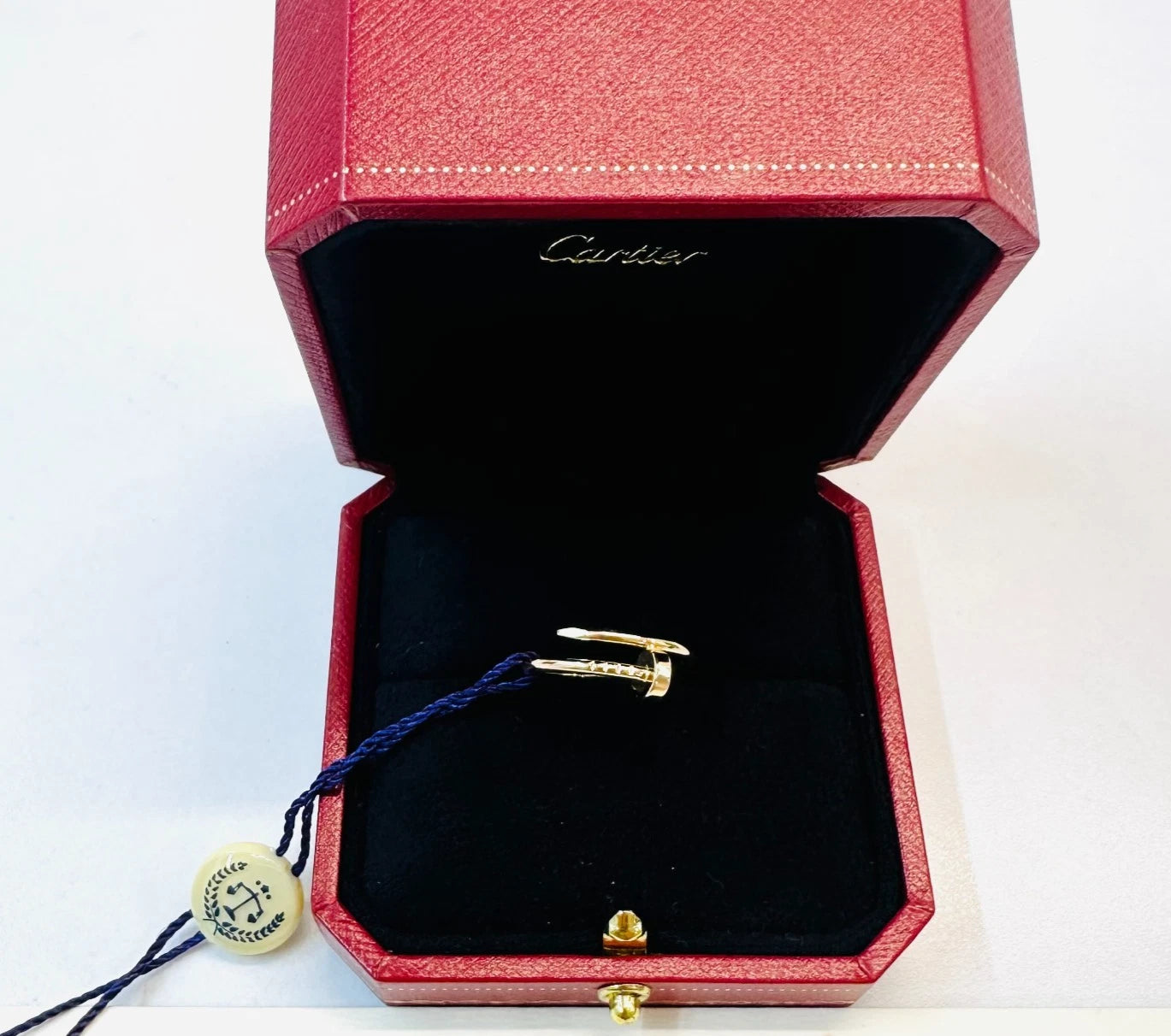 Cartier Juste un Clou Small Model Band Ring in 18k Rose Pink Gold EU54/US6.75