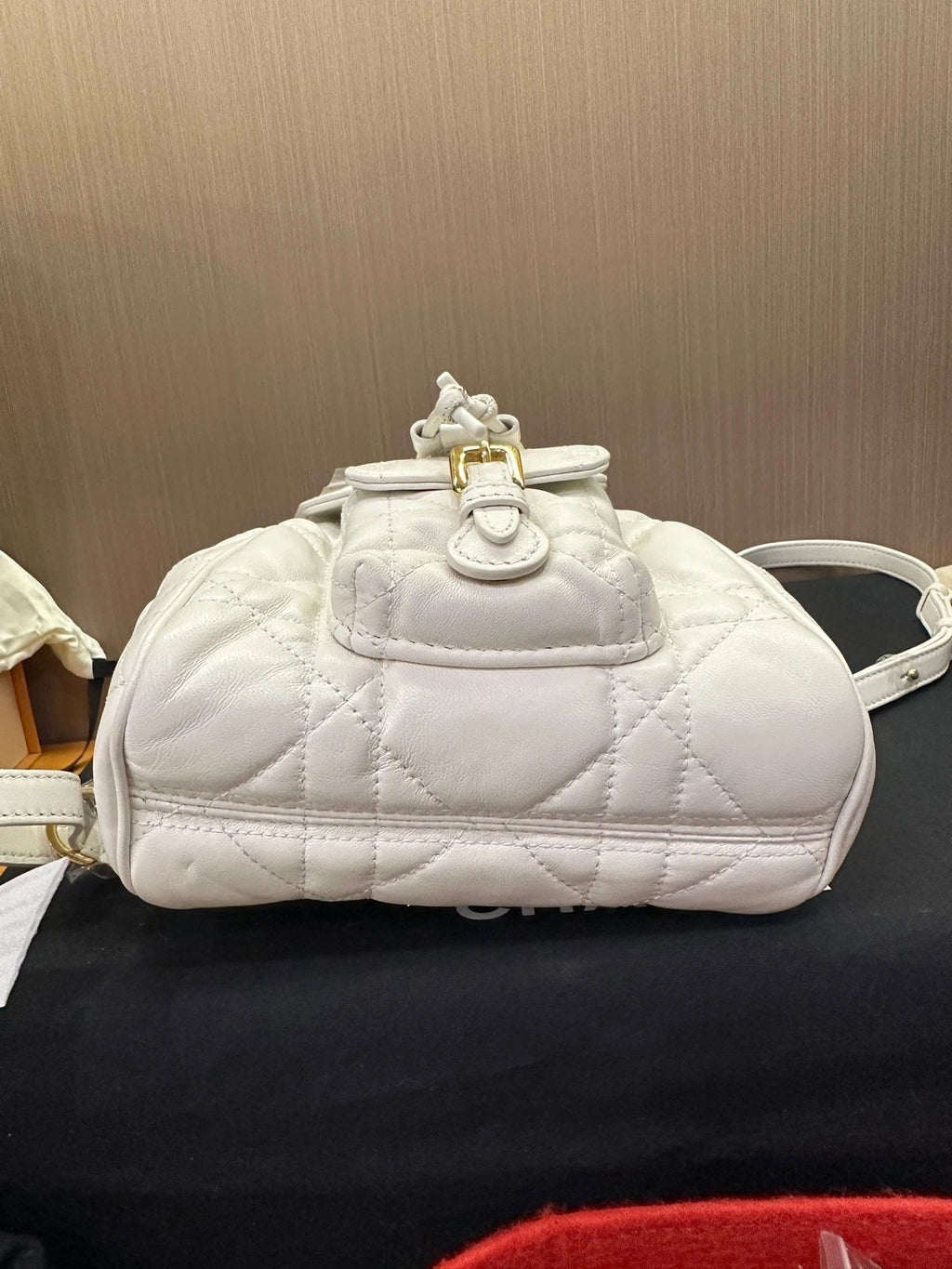 Dior Caro Small Calfskin Backpack For Women, Brand New Unused