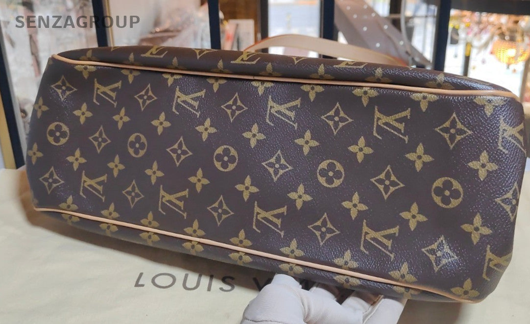 Louis Vuitton GM Monogram Pumpkin Armpit Shoulder Bag Brown Women