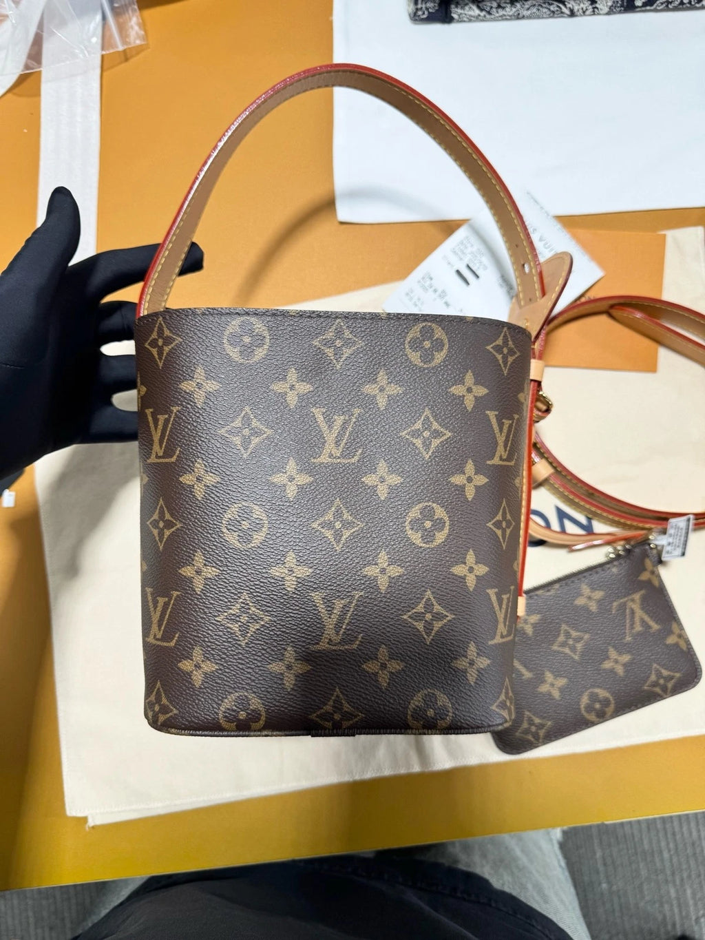 Louis Vuitton Allin BB Monogram Canvas Shoulder Bag For Women