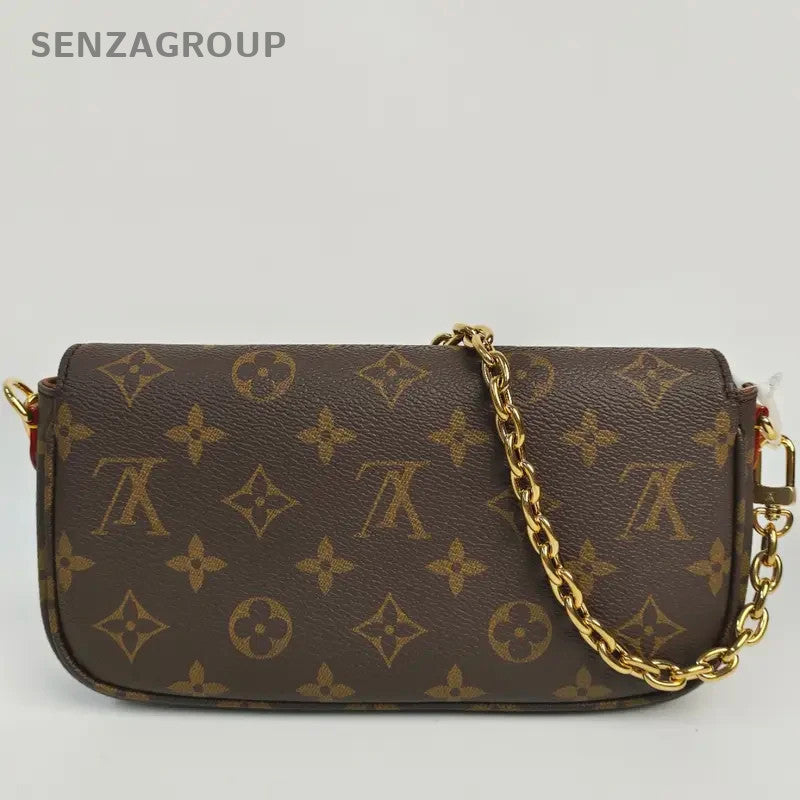 SJ0001 Louis Vuitton canvas Mini Bags Ivy Wallet On Chain