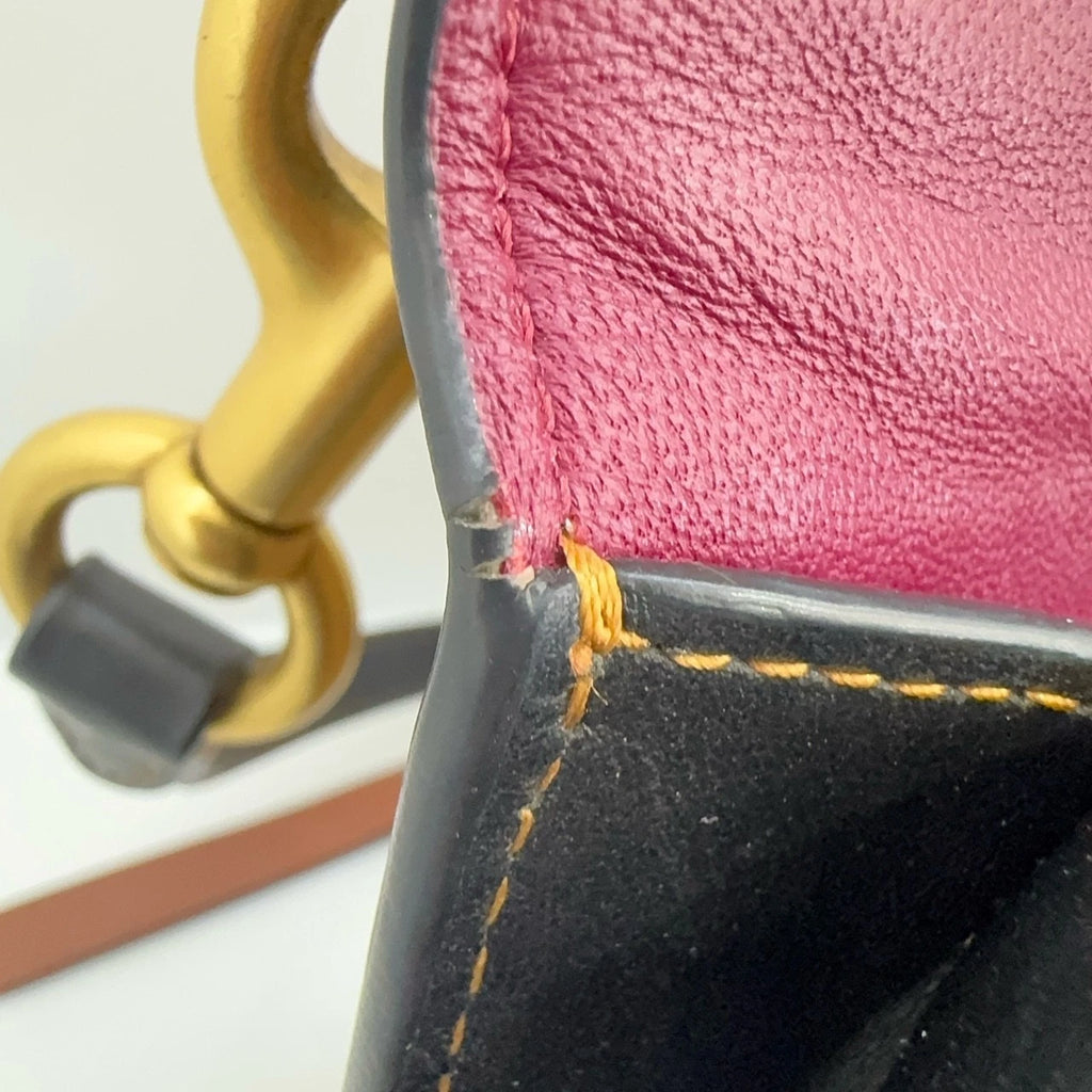 Coach Riley 22 Monogram Colorblock Leather Handbag Crossbody For Women
