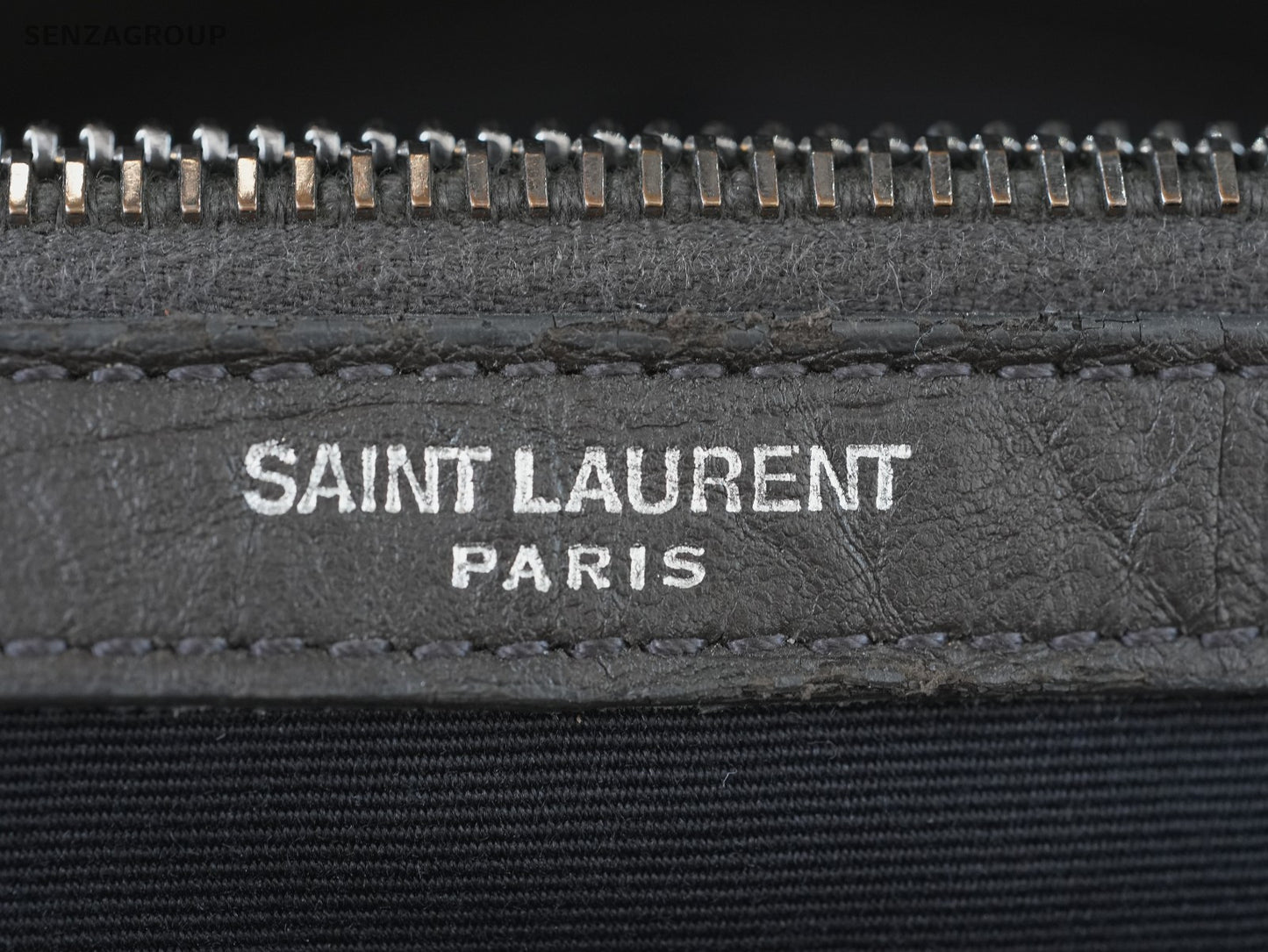 YSL Saint Laurent Hollywood Dark grey Calfskin Shoulder bag Crossbody