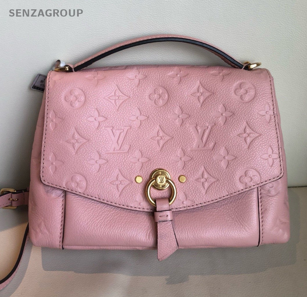 Louis Vuitton Monogram Empreinte Top Handle 2way Shoulder Handbag Pink Women