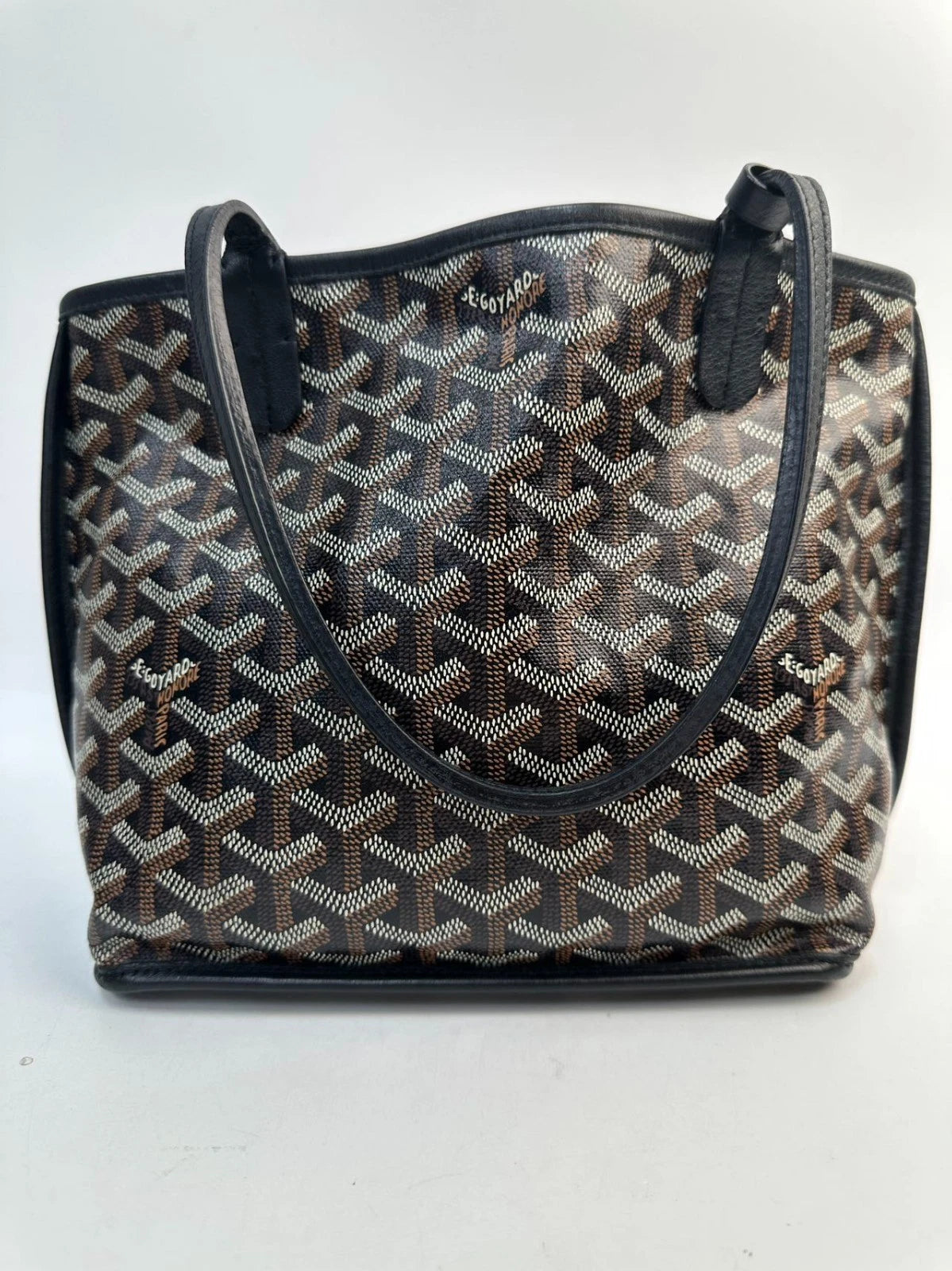 SJ0001 YS1157 Goyard Anjou Mini Reversible Tote Bag