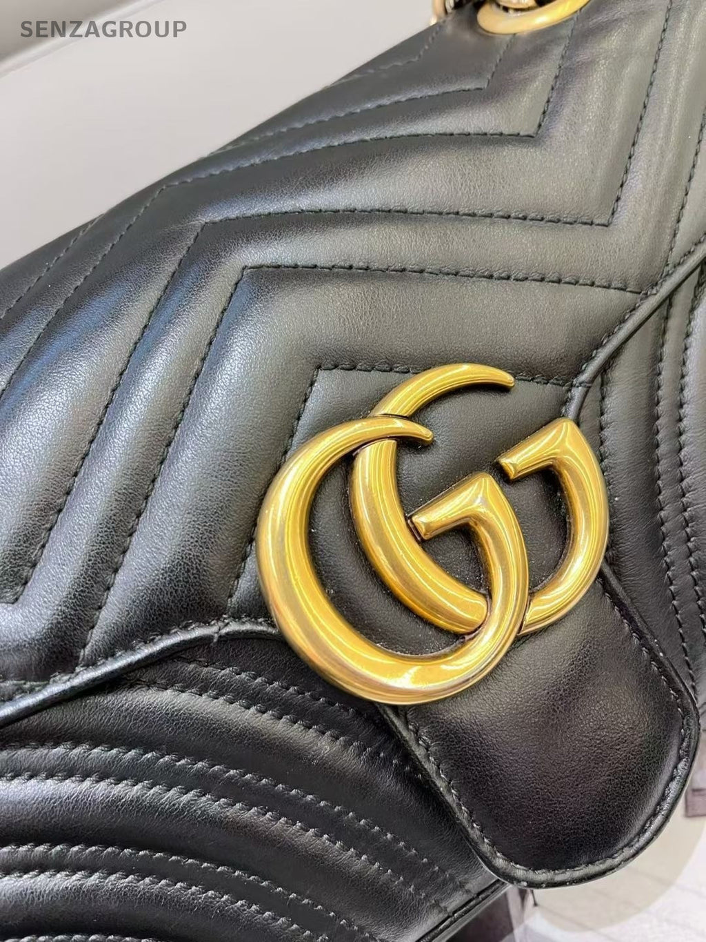 Gucci Marmont26 Shoulder Crossbody Bag Women Balck