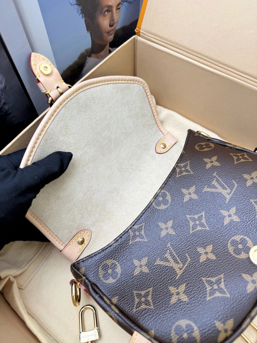 Louis Vuitton Twinstar BB Canvas Crossbody Handbag For Women