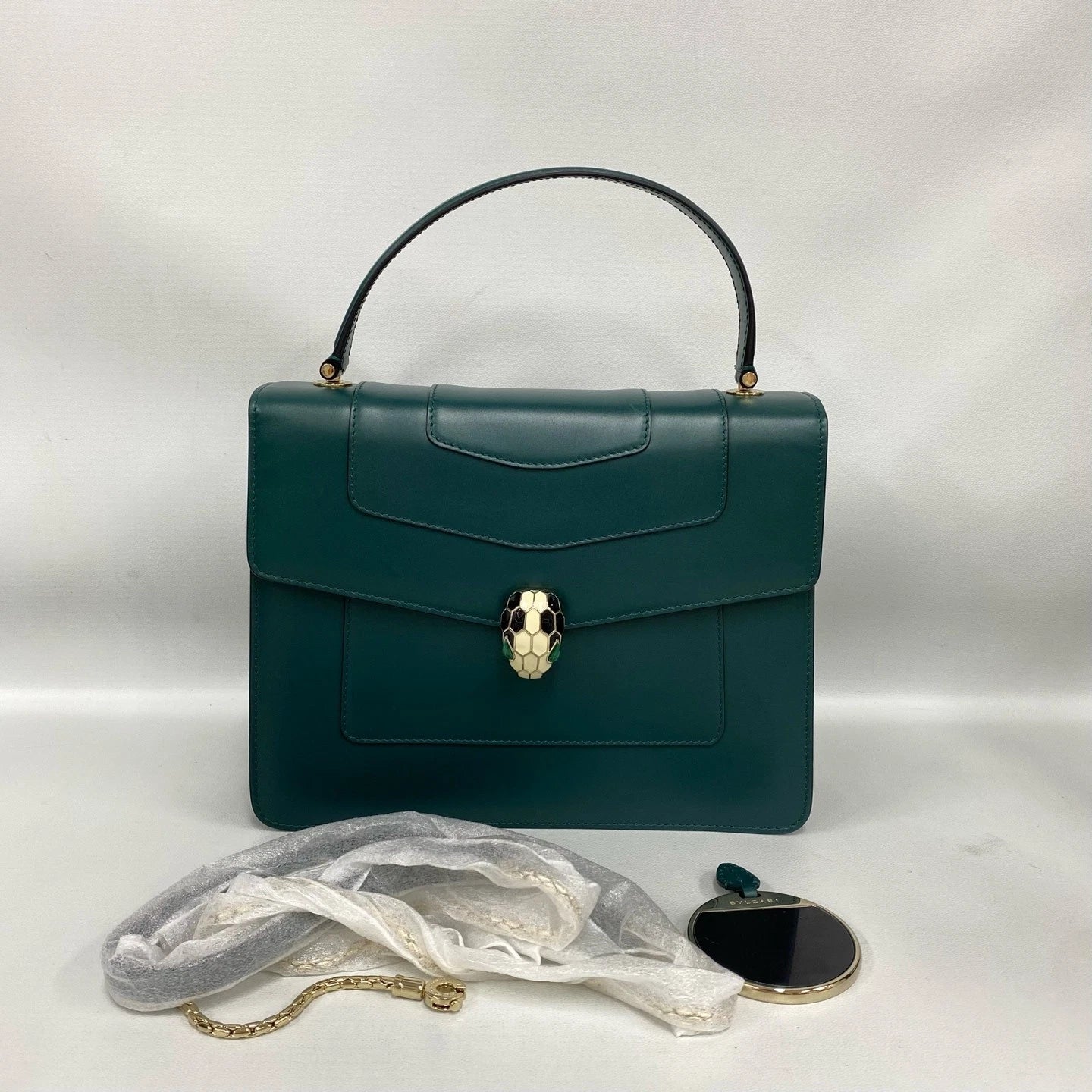 Bvlgari Serpenti Top Handle Shoulder Bag For Women