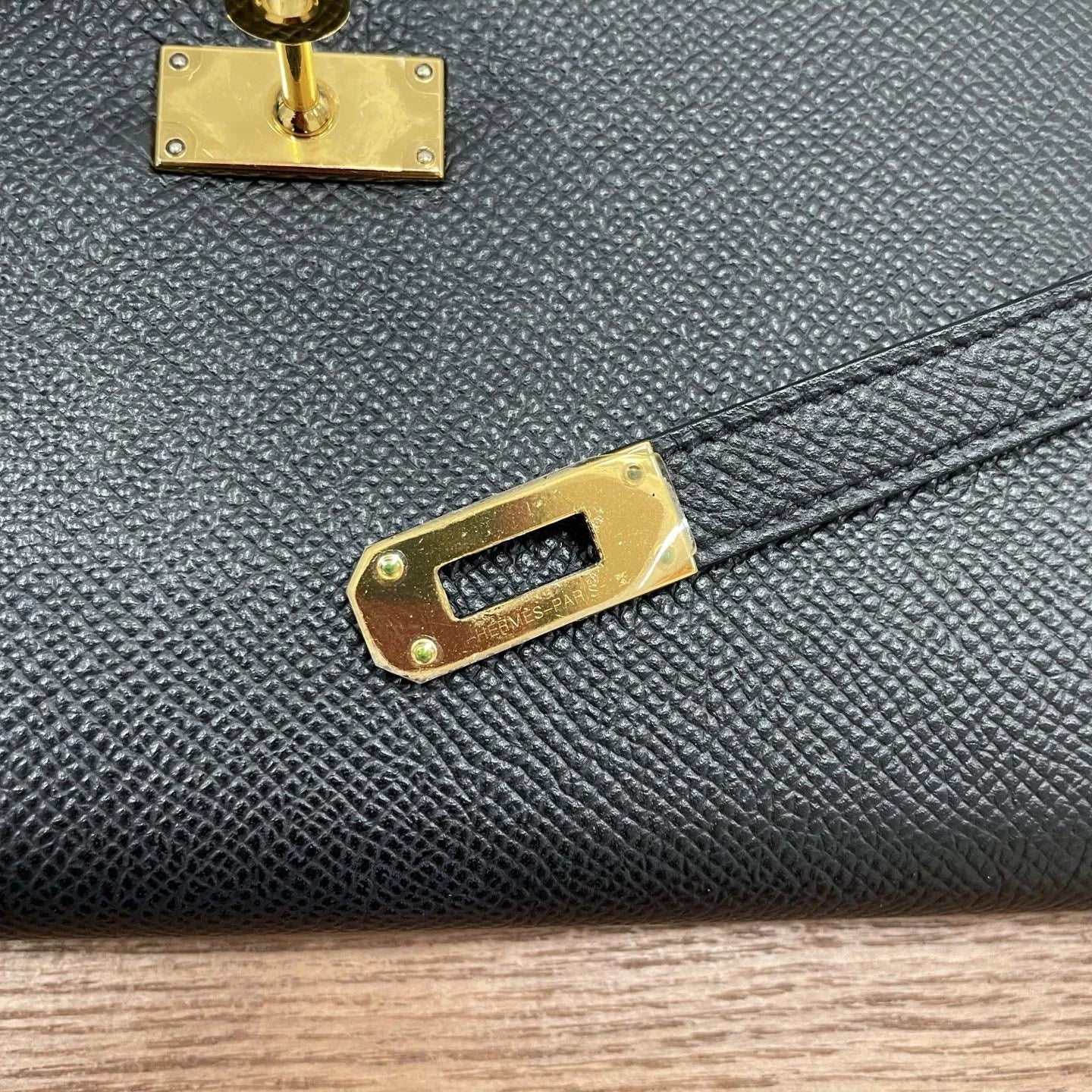 Hermès Kelly Long Wallet Black Women Classic