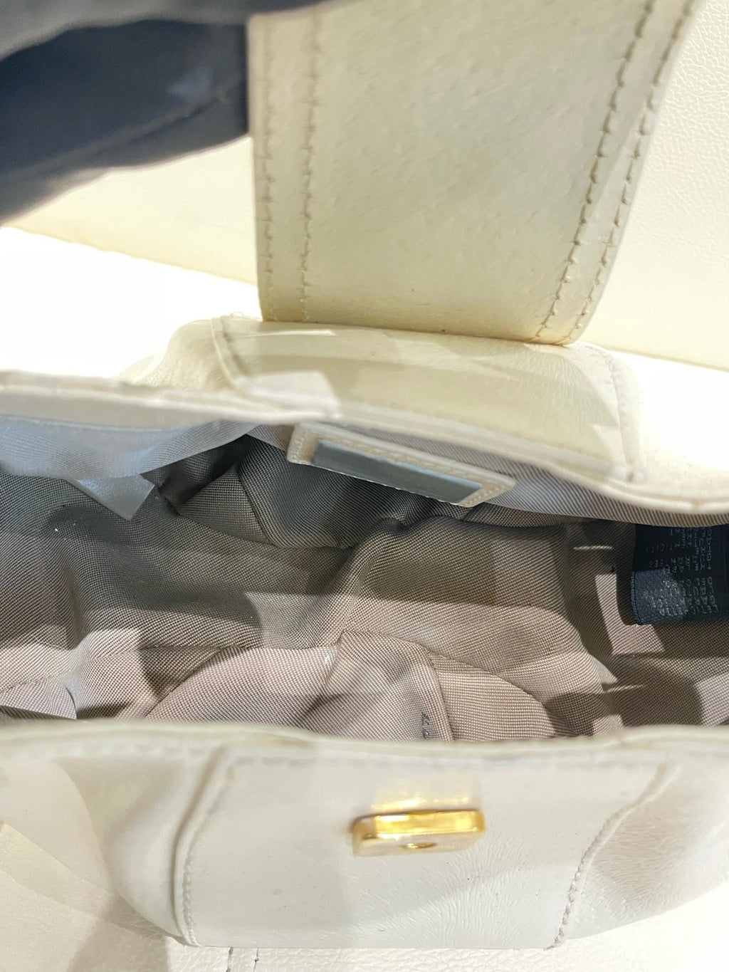 Fendi White Handbag Shoulder Bag White For Women
