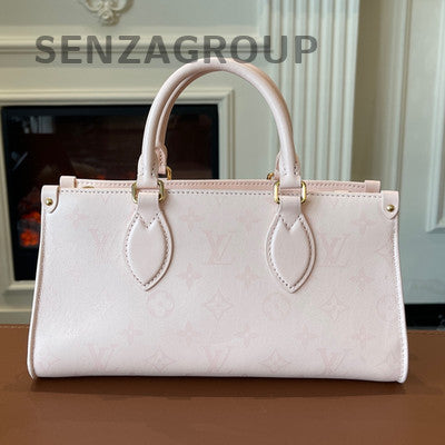 Louis Vuitton ONTHEGO EAST WEST Pink Gold Clasp Tote Bag