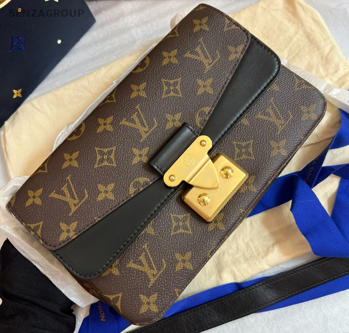 Louis Vuitton Monogram Marceau Black Gold Crossbody bag almost brand new