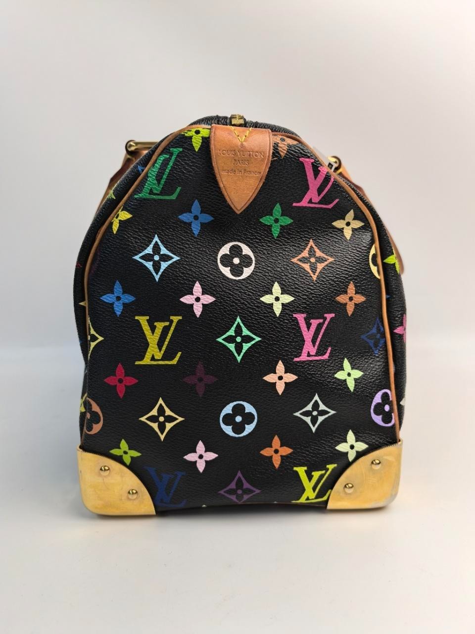 SJ0001 LV Multicolore Speedy 30 Black monogram XP01347