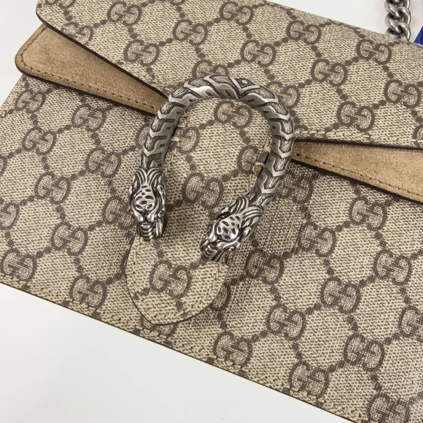 Gucci Dionysus Canvas Shoulder Bag Chain Bag Excellent