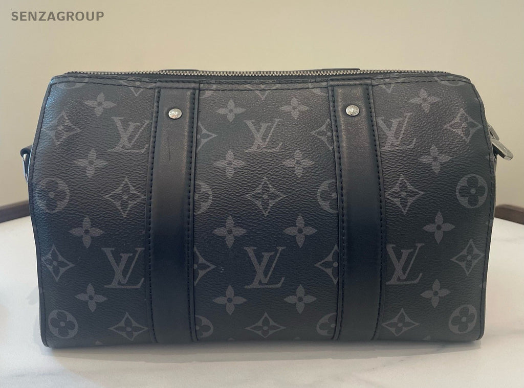 Louis Vuitton City Keepall27 Monogram Shoulder Bag Crossbody Black Unisex Adults