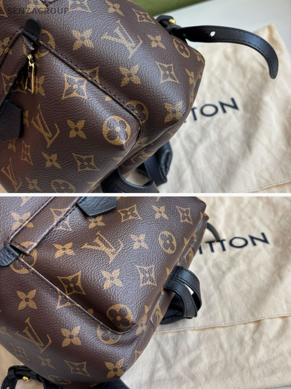 Louis Vuitton Monogram Classic Blackpack Medium Amost brand NEW Chip Version