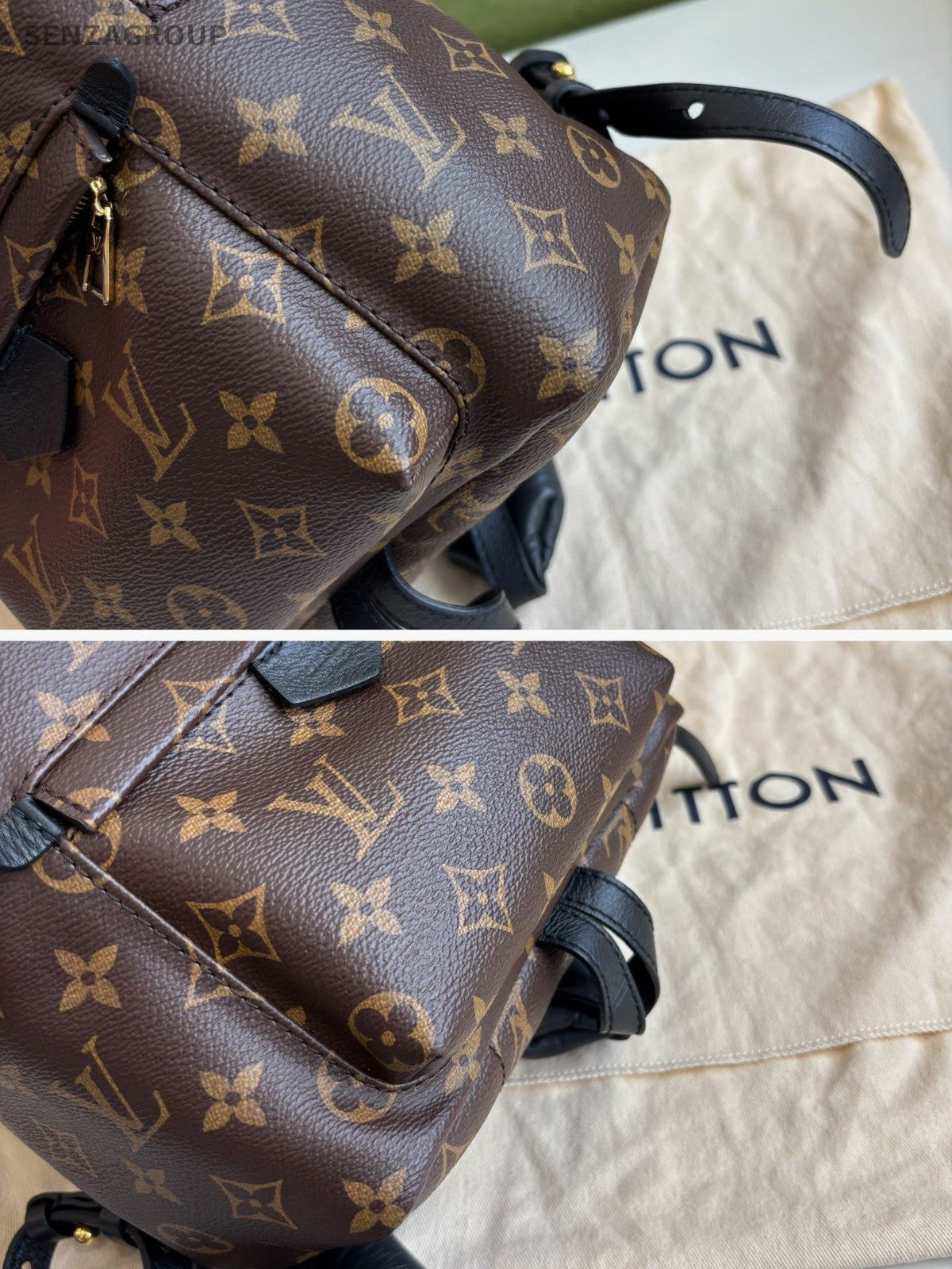 Louis Vuitton Monogram Classic Blackpack Medium Amost brand NEW Chip Version