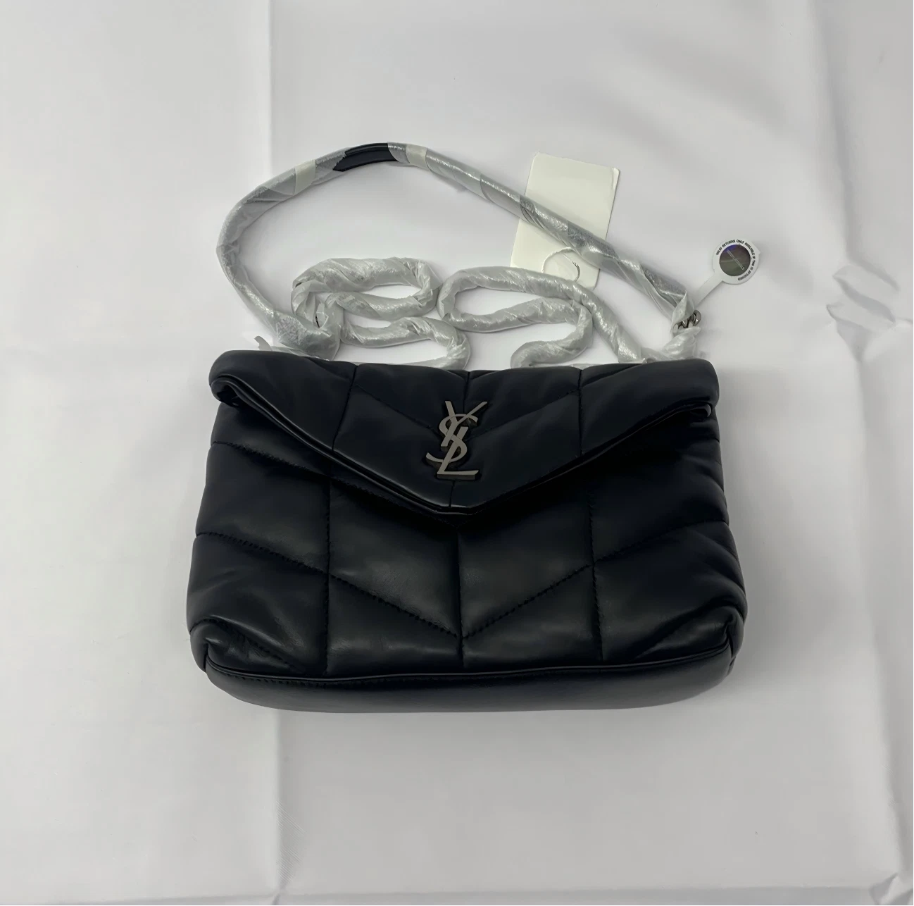 Saint Laurent Puffer Quilted Shoulder Bag For Women
